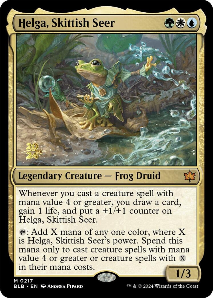 Image for Helga, Skittish Seer (217) (PRE) - Magic: The Gathering
