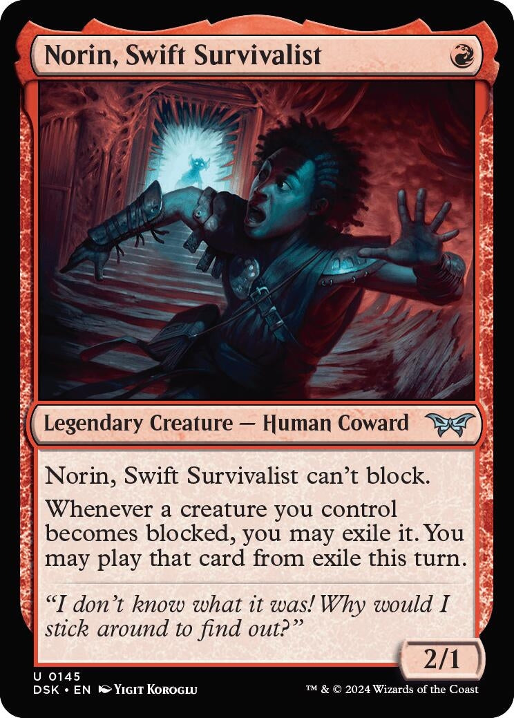 Image for Norin, Swift Survivalist (0145) (145) (DSK) - Magic: The Gathering