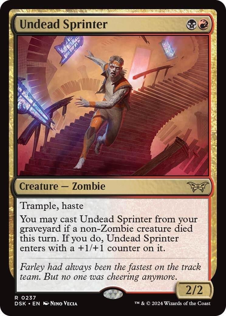 Image for Undead Sprinter (237) (DSK) - Magic: The Gathering