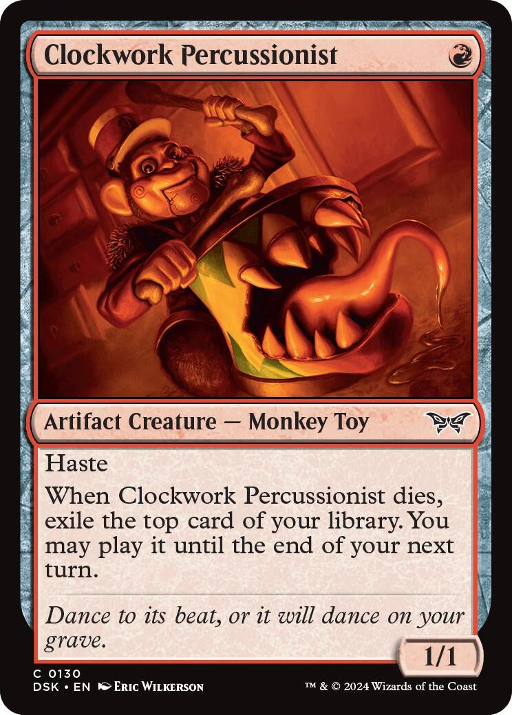 Clockwork Percussionist (0130) (130) (DSK) Japanese