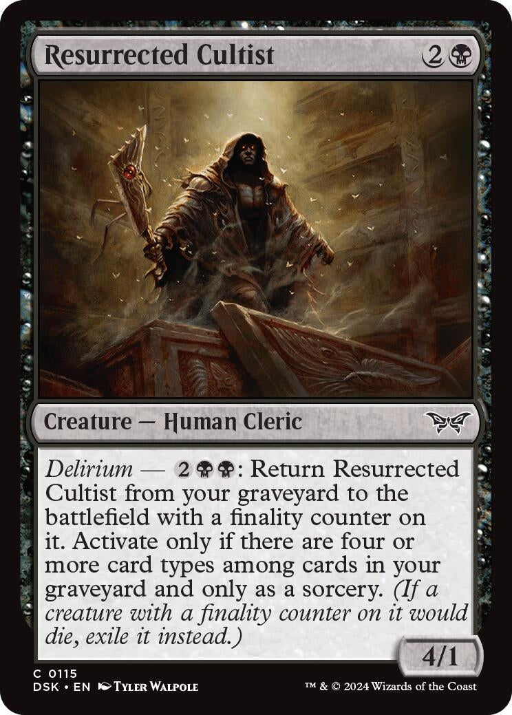 Resurrected Cultist (115) (DSK) Japanese