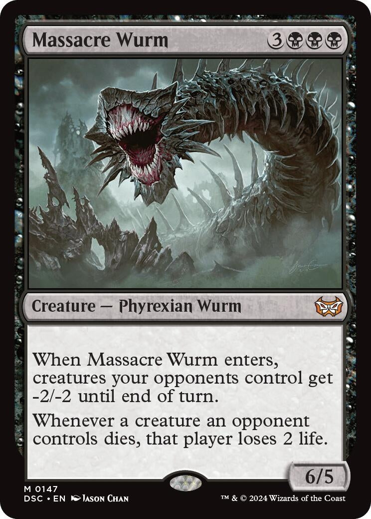 Image for Massacre Wurm (147) (DSC) - Magic: The Gathering