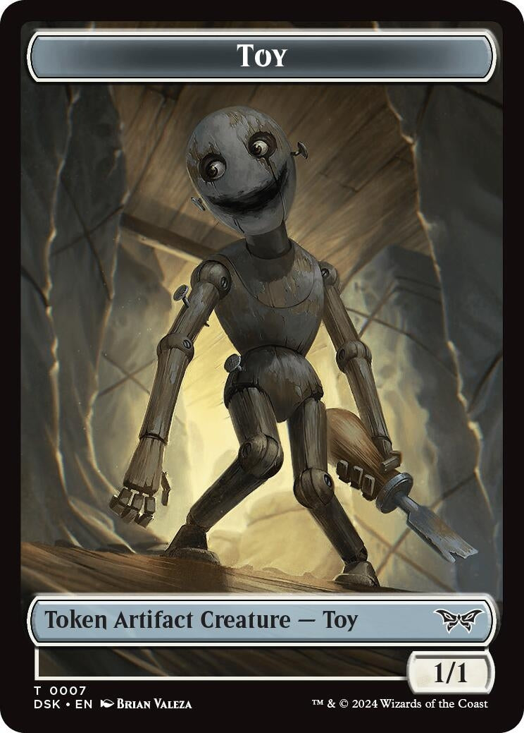 Image for Toy // Manifest Double-Sided Token (7 // 18) (DSK) - Magic: The Gathering