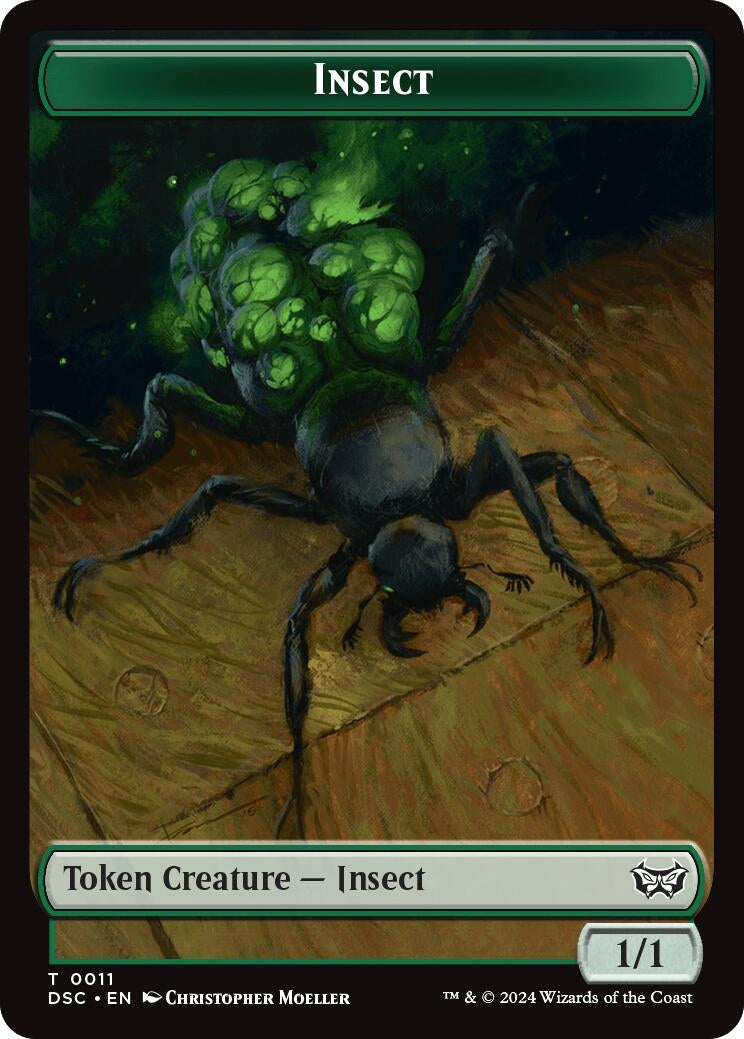 Image for Insect (0011) // Shapeshifter Double-Sided Token (11 // 1) (DSC) - Magic: The Gathering