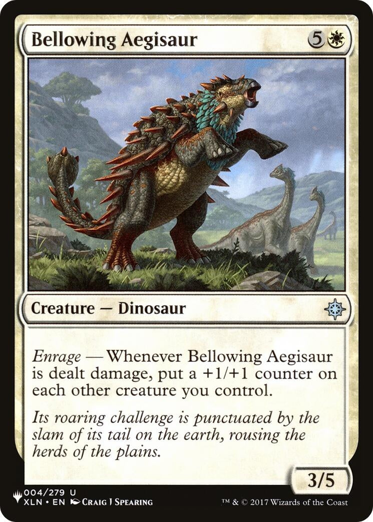 Bellowing Aegisaur (004/279) (LIST)
