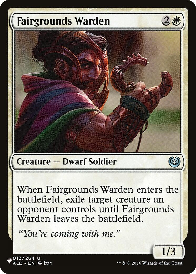 Fairgrounds Warden (013/264) (LIST)
