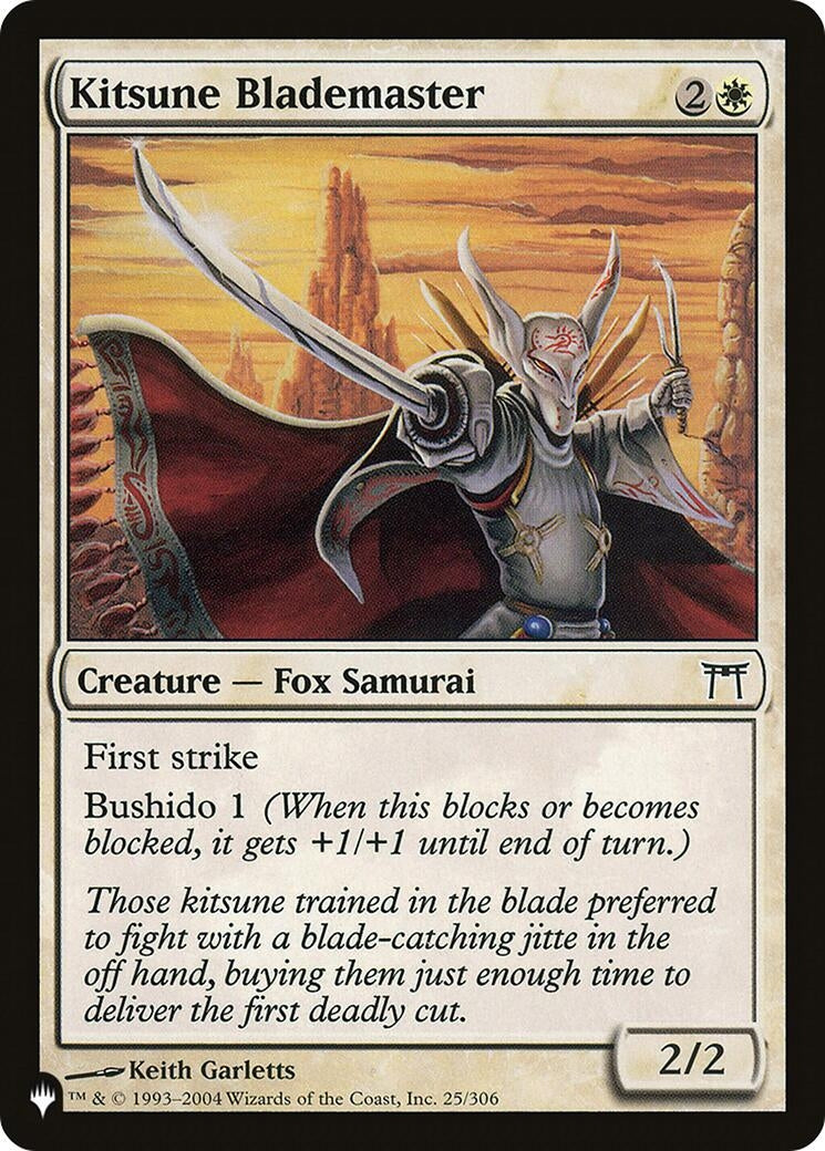 Kitsune Blademaster (25/306) (LIST)