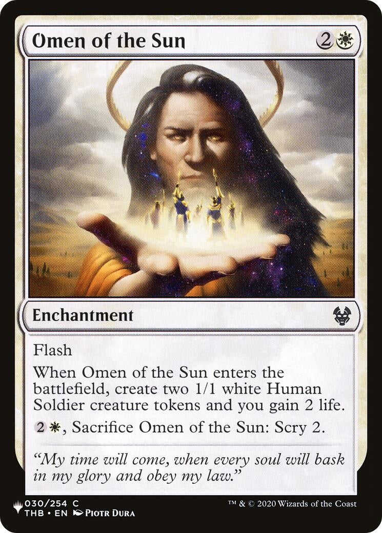 Omen of the Sun (030/254) (LIST)