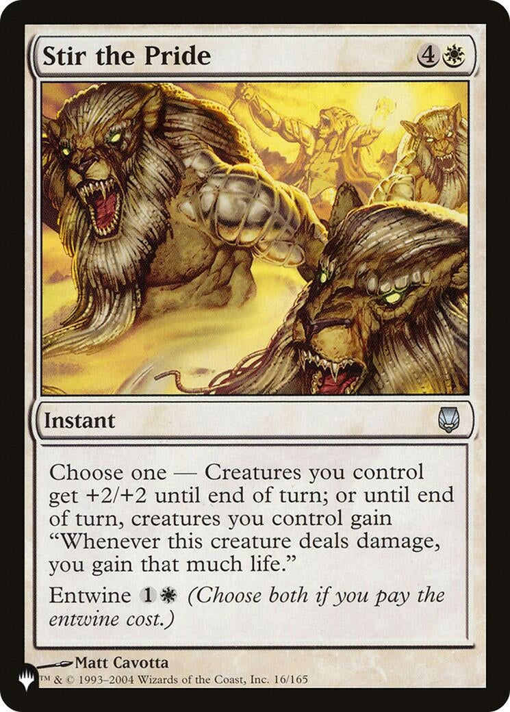 Stir the Pride (16/165) (LIST)