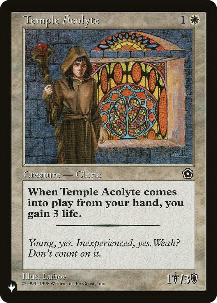 Temple Acolyte (LIST)