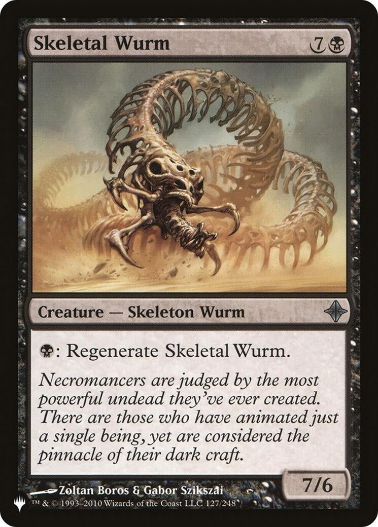 Skeletal Wurm (127/248) (LIST)