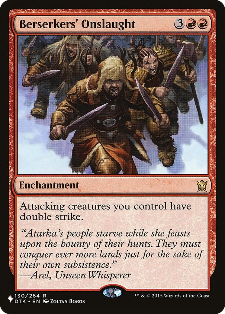 Berserkers' Onslaught (130/264) (LIST)
