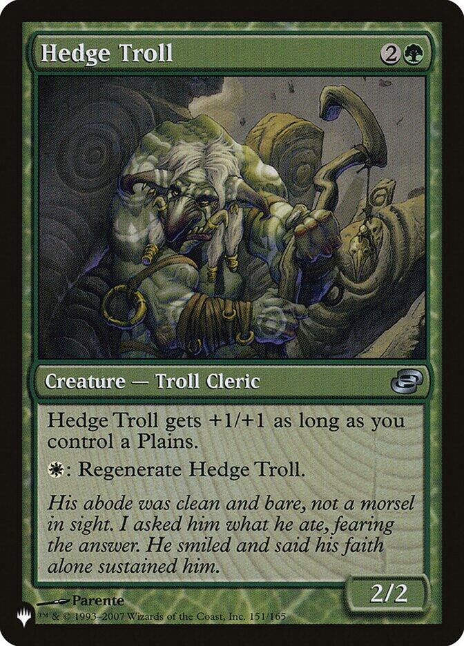 Hedge Troll (151/165) (LIST)