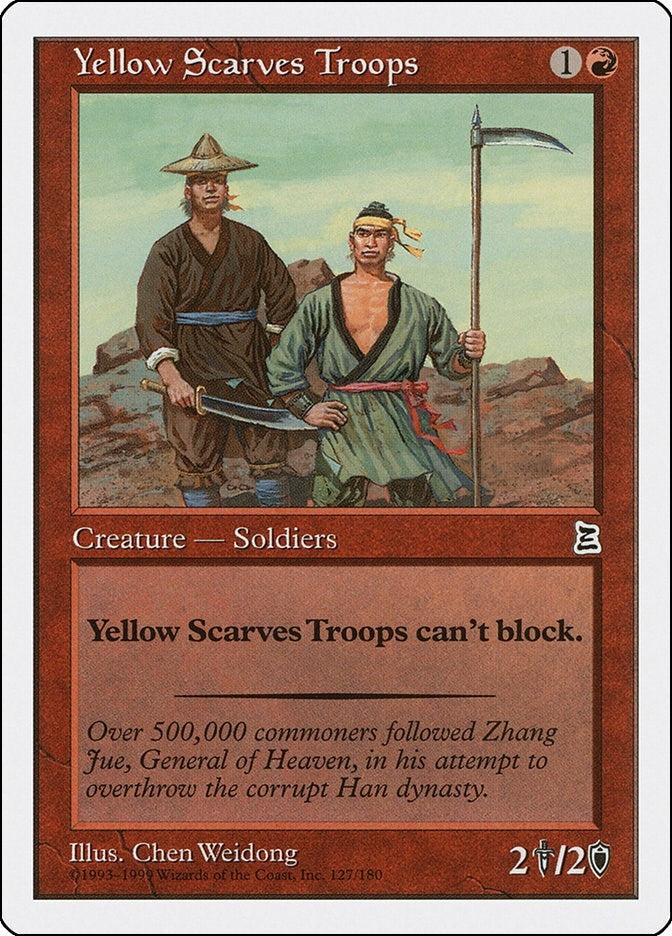 Yellow Scarves Troops (127) (PTK) Japanese