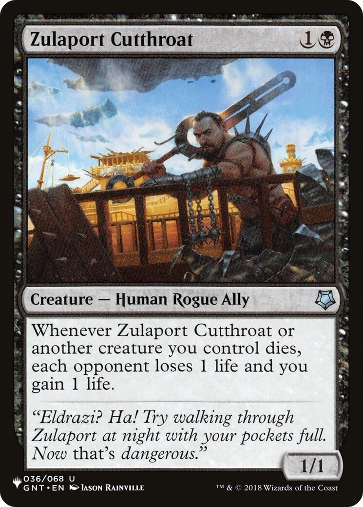 Zulaport Cutthroat (036/068) (LIST)