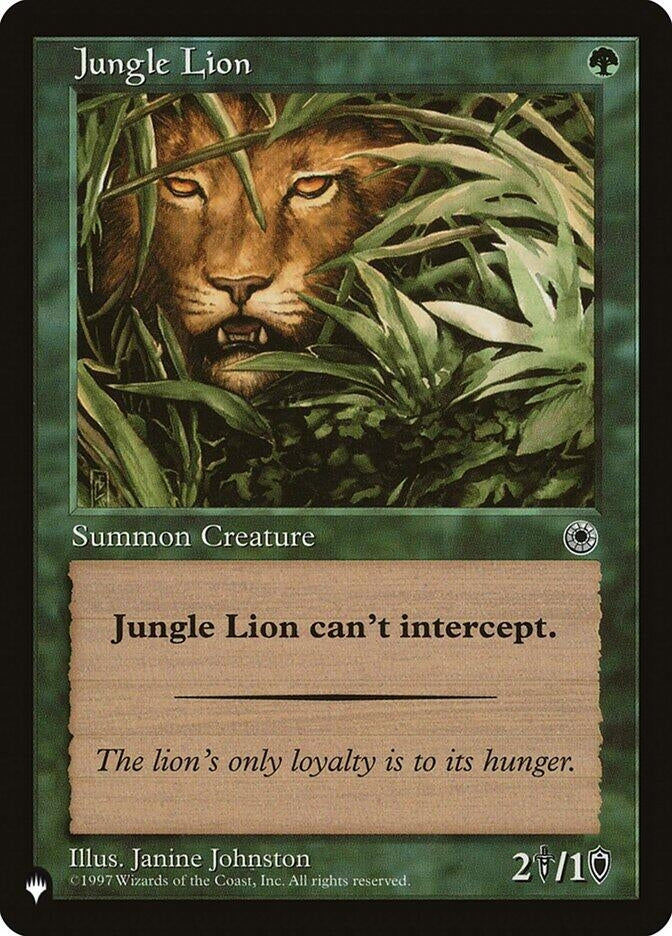 Jungle Lion (LIST)