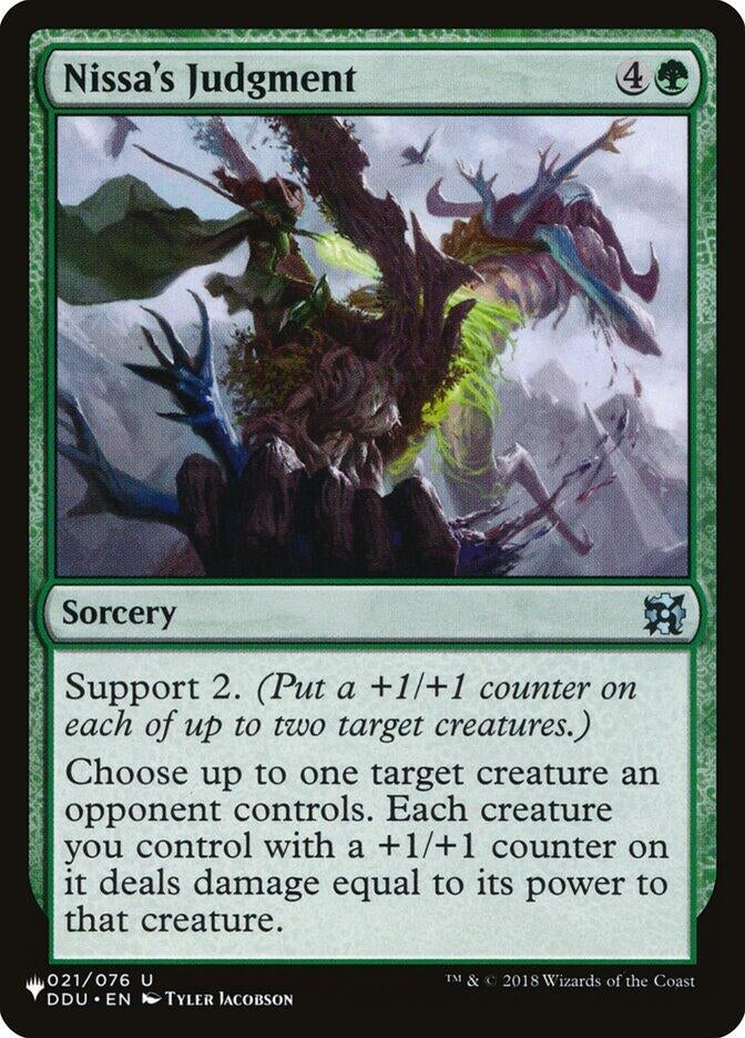 Nissa's Judgment (021/076) (LIST)