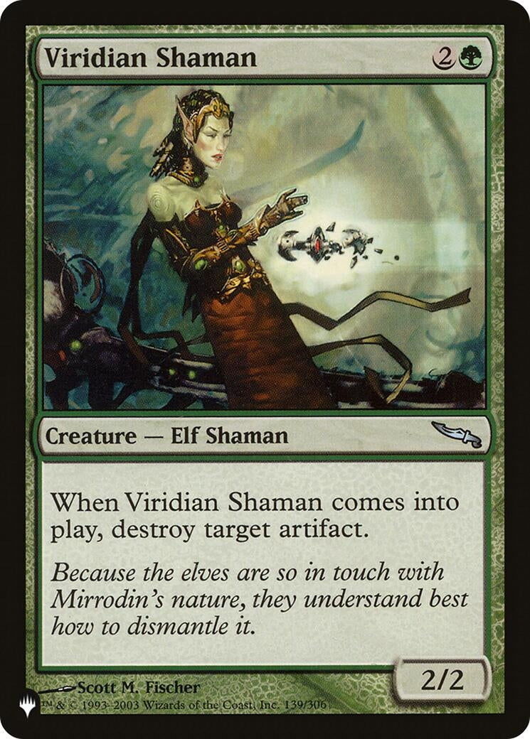 Viridian Shaman (139/306) (LIST)