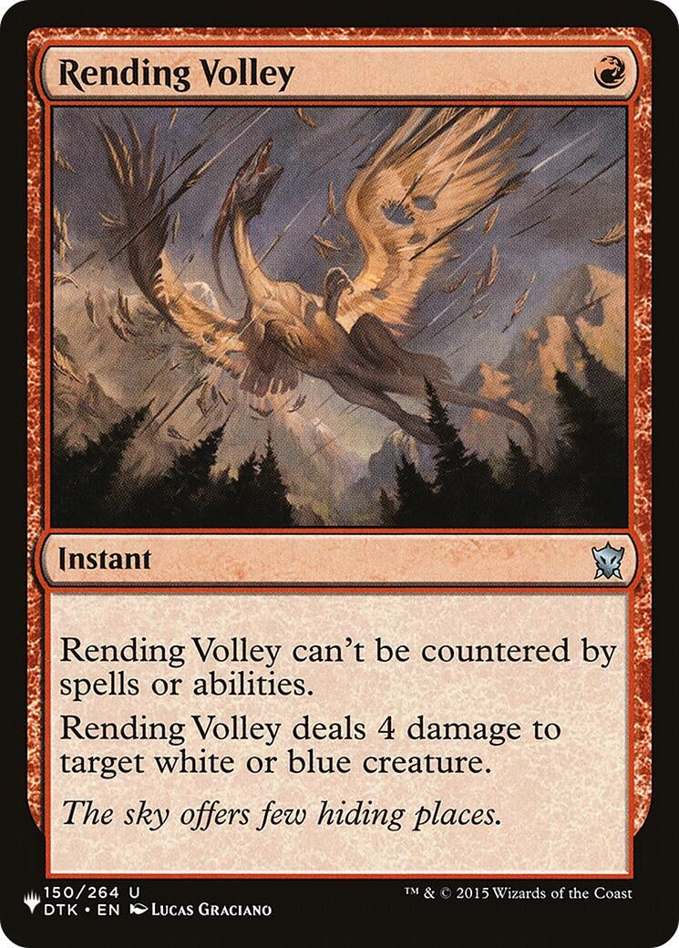 Rending Volley (150/264) (LIST)