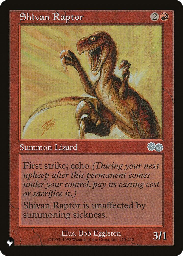 Shivan Raptor (215/350) (LIST)