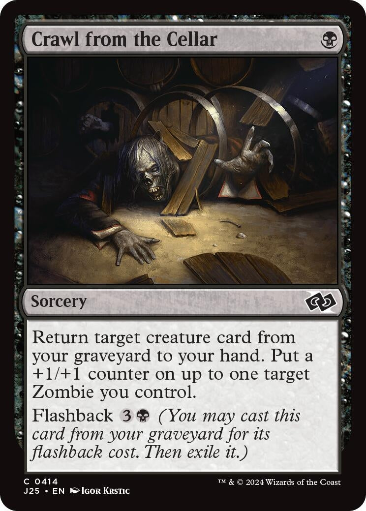 Image for Crawl from the Cellar (414) (J25) - Magic: The Gathering