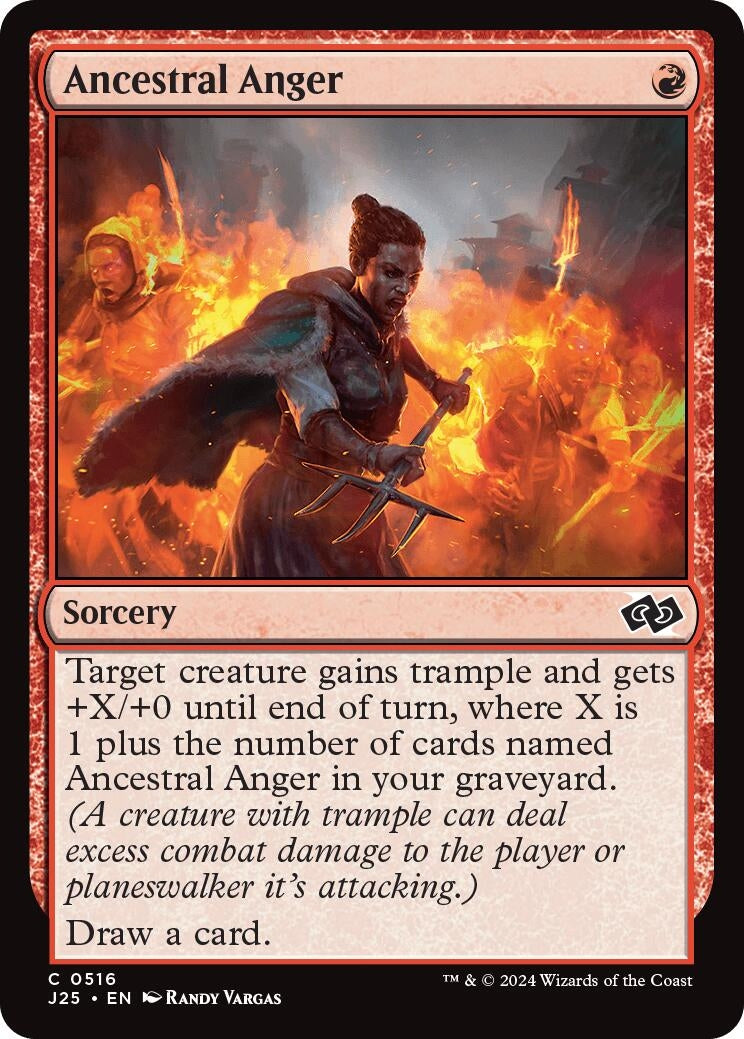 Image for Ancestral Anger (516) (J25) - Magic: The Gathering