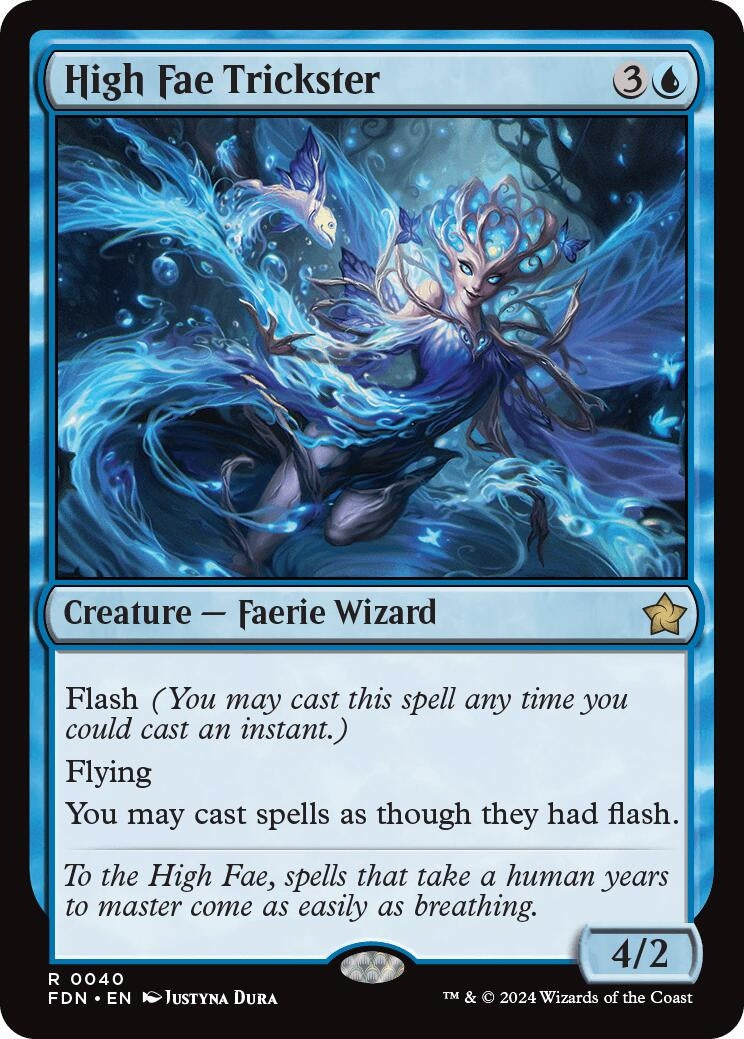 Image for High Fae Trickster (40) (FDN) - Magic: The Gathering