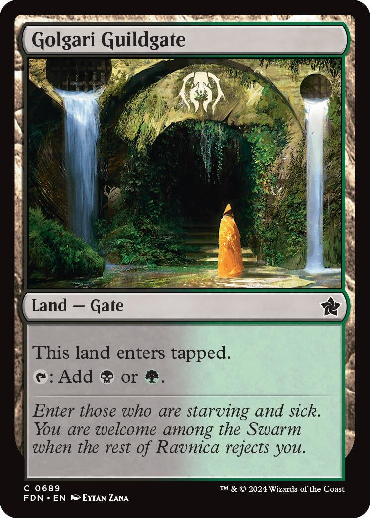 Image for Golgari Guildgate (689) (FDN) - Magic: The Gathering