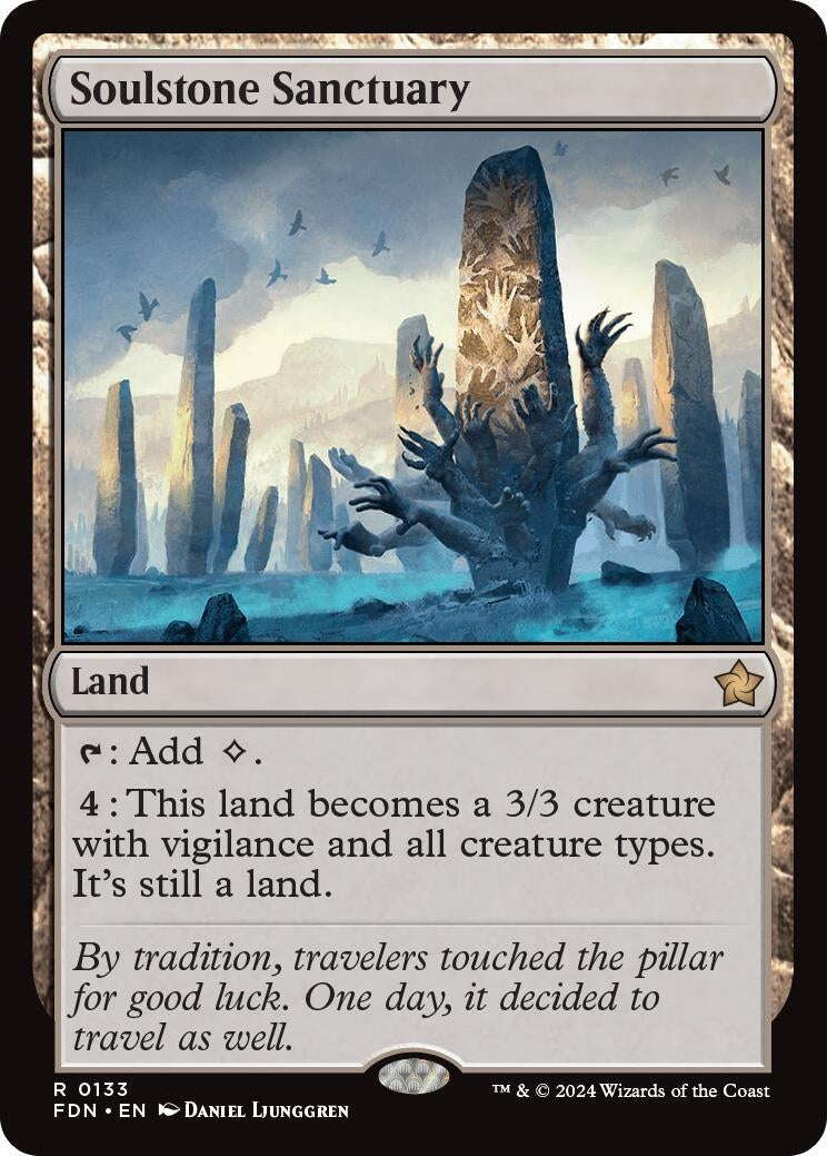 Image for Soulstone Sanctuary (133) (FDN) - Magic: The Gathering