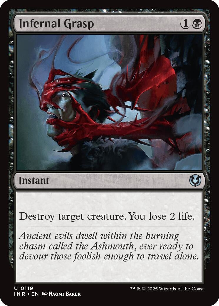 Image for Infernal Grasp (119) (INR) - Magic: The Gathering