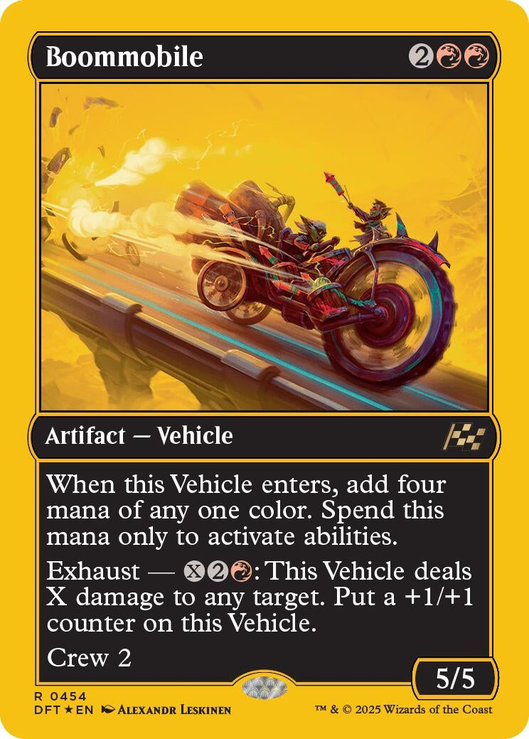 Image for Boommobile (First-Place Foil) (454) (DFT) - Magic: The Gathering