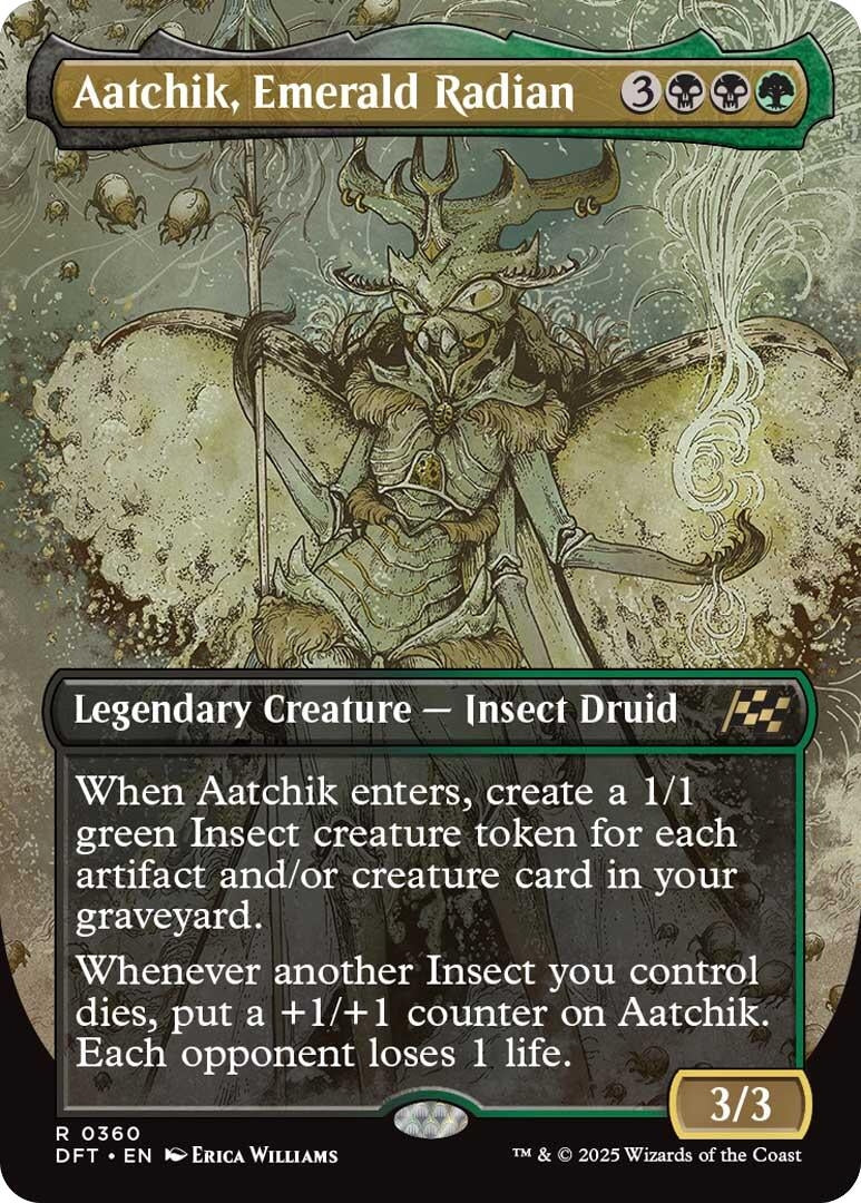 Image for Aatchik, Emerald Radian (Borderless) (360) (DFT) - Magic: The Gathering