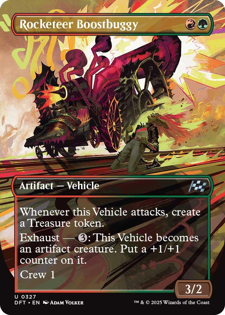 Image for Rocketeer Boostbuggy (Borderless) (327) (DFT) - Magic: The Gathering