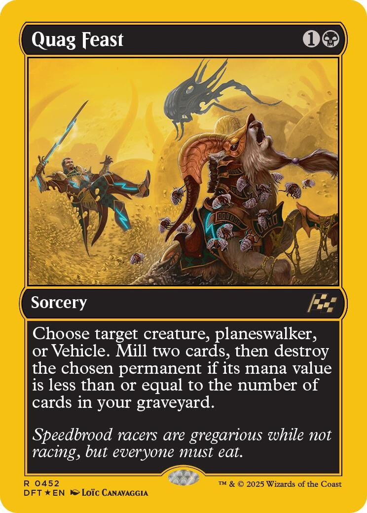 Image for Quag Feast (First-Place Foil) (452) (DFT) - Magic: The Gathering