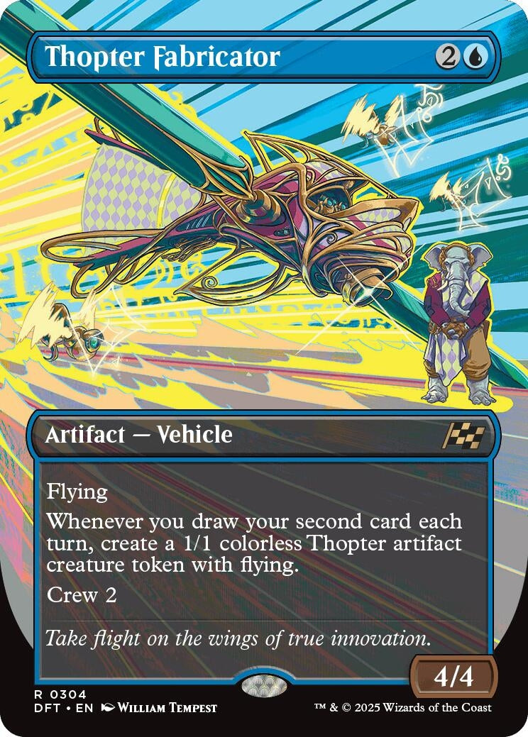 Image for Thopter Fabricator (Borderless) (304) (DFT) - Magic: The Gathering