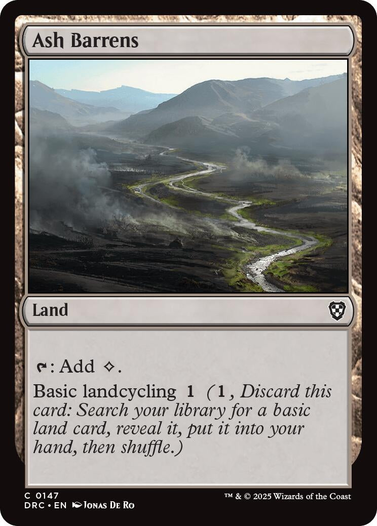 Image for Ash Barrens (147) (DRC) - Magic: The Gathering