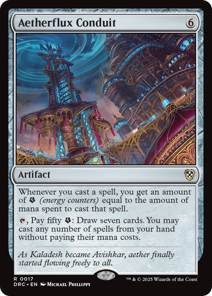 Image for Aetherflux Conduit (17) (DRC) - Magic: The Gathering