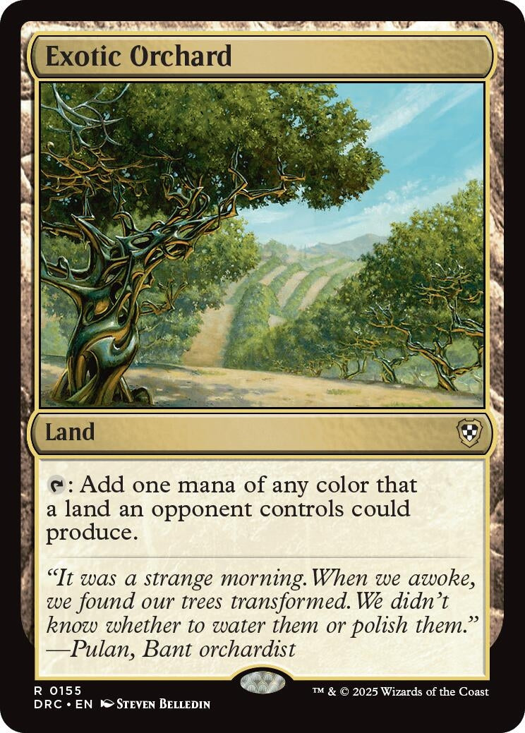 Image for Exotic Orchard (155) (DRC) - Magic: The Gathering