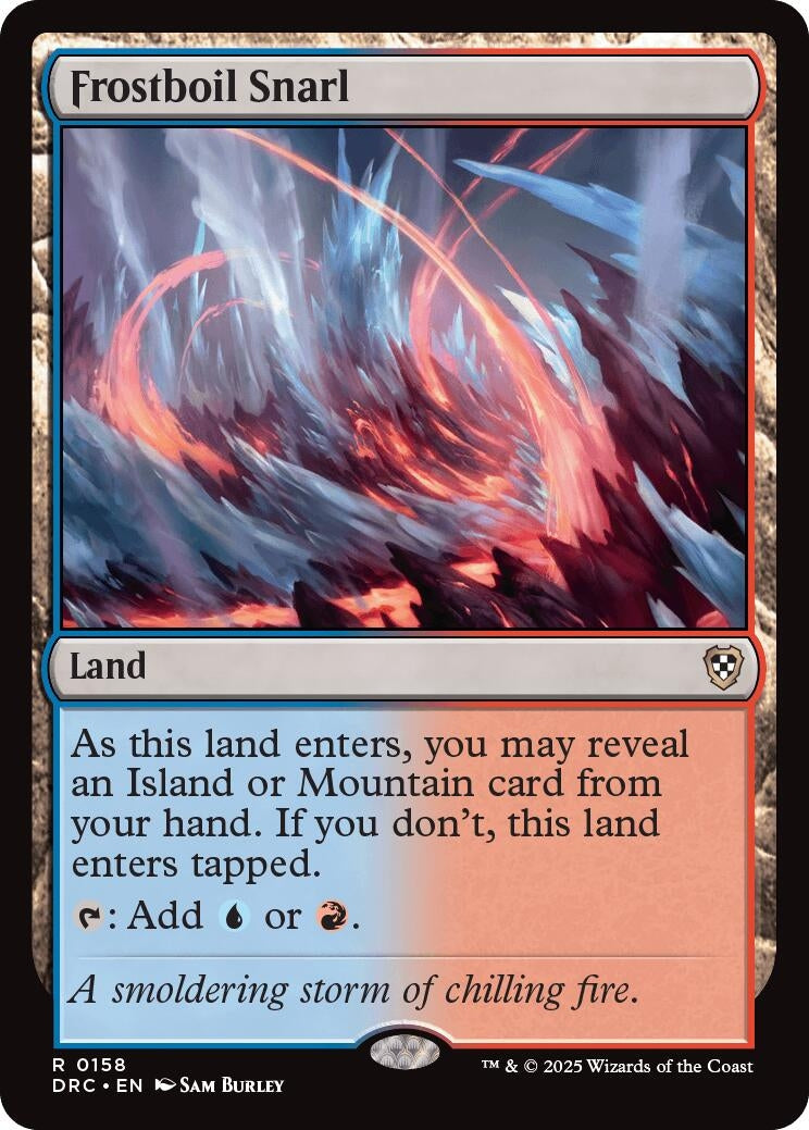 Image for Frostboil Snarl (158) (DRC) - Magic: The Gathering