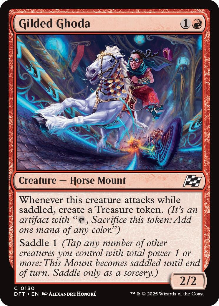 Image for Gilded Ghoda (130) (DFT) - Magic: The Gathering
