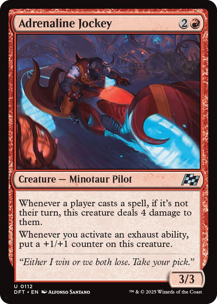 Image for Adrenaline Jockey (112) (DFT) - Magic: The Gathering