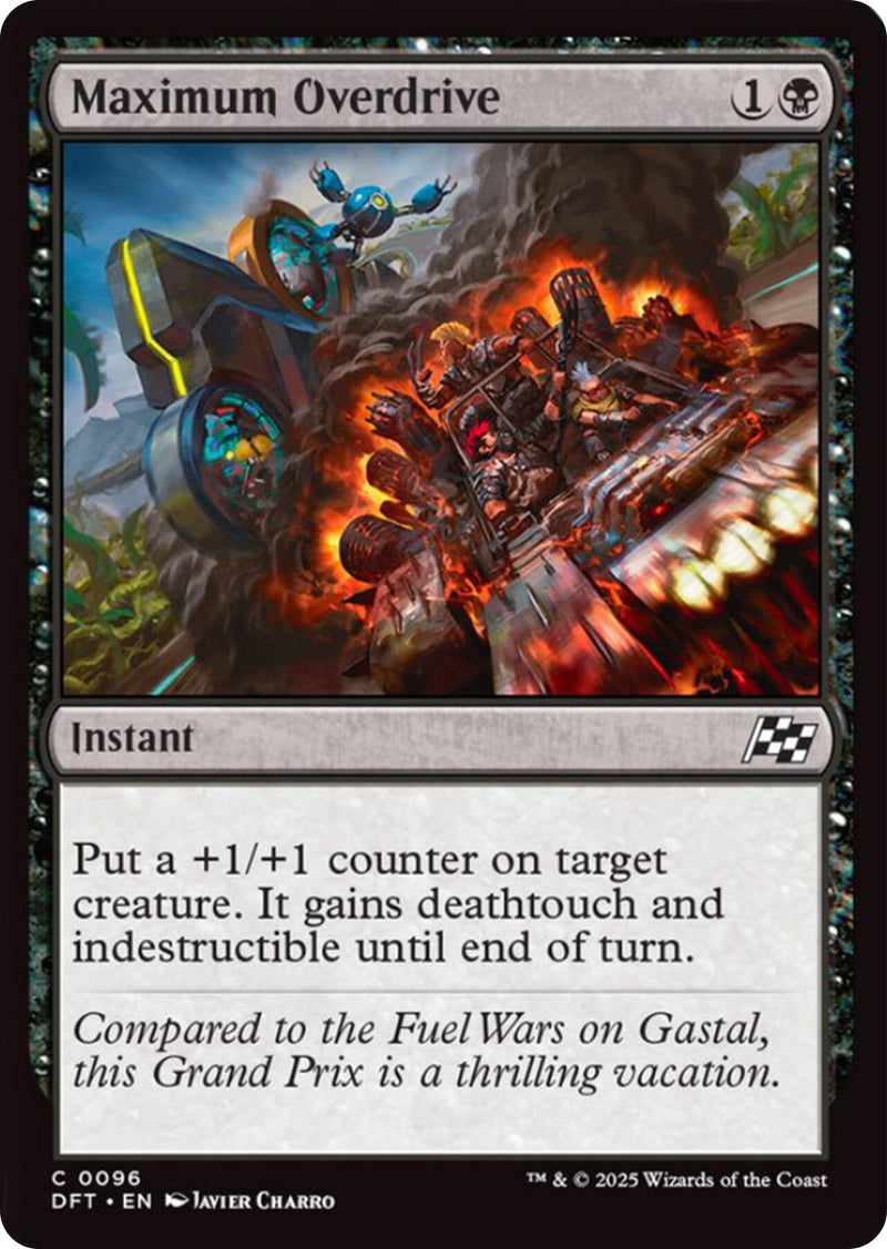 Image for Maximum Overdrive (96) (DFT) - Magic: The Gathering