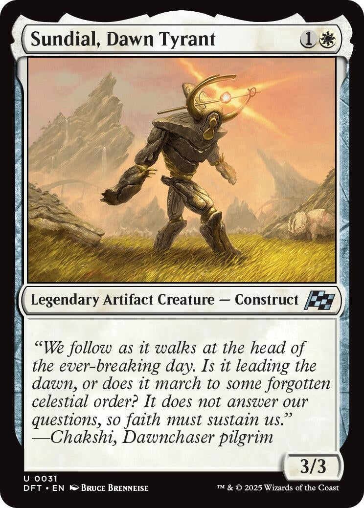 Sundial, Dawn Tyrant (31) (DFT) Japanese