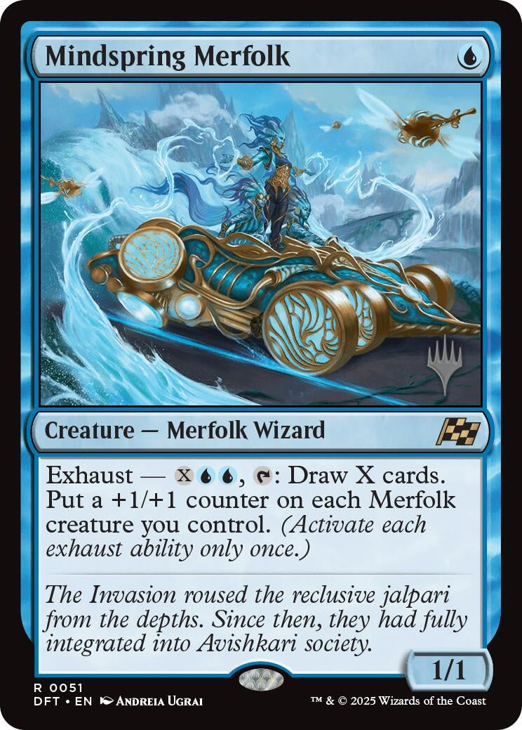 Image for Mindspring Merfolk (51) (PPDFT) - Magic: The Gathering