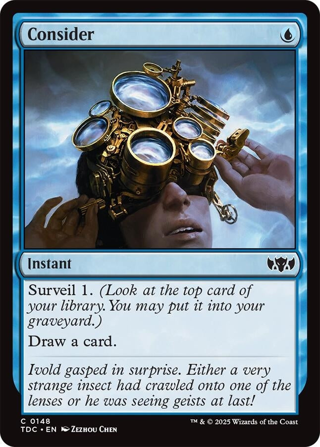 Image for Consider (148) (TDC) - Magic: The Gathering