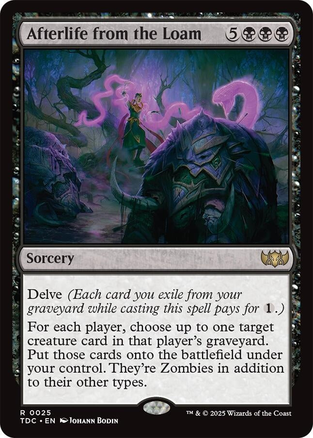 Image for Afterlife from the Loam (25) (TDC) - Magic: The Gathering