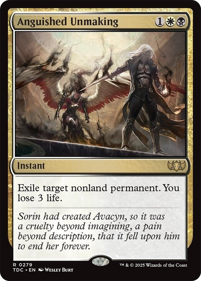 Image for Anguished Unmaking (279) (TDC) - Magic: The Gathering