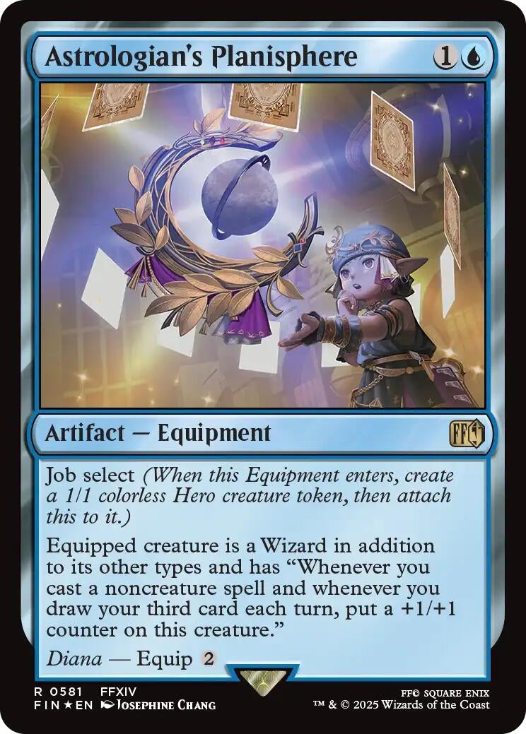 Image for Astrologian's Planisphere (Surge Foil) (581) (FIN) - Magic: The Gathering