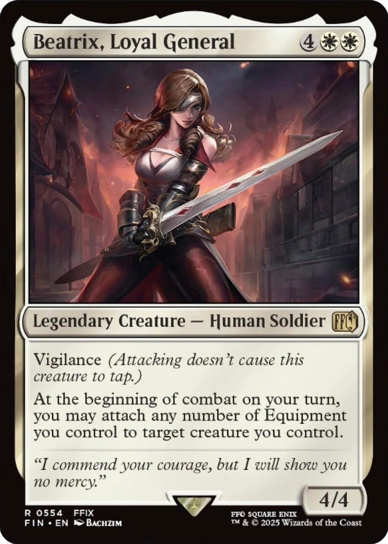 Image for Beatrix, Loyal General (554) (FIN) - Magic: The Gathering