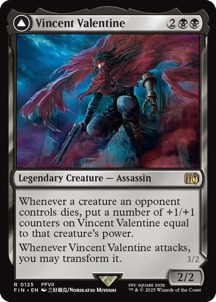 Image for Vincent Valentine (125) (FIN) - Magic: The Gathering